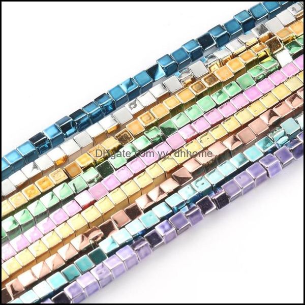 other loose beads jewelry 3 mm natural hematite stone mticolor cube square spacer charms bracelet for diy making accessories 15" drop d
other loose beads jewelry 3 mm natural hematite stone mticolor cube square spacer charms bracelet for diy making accessories 15" drop d