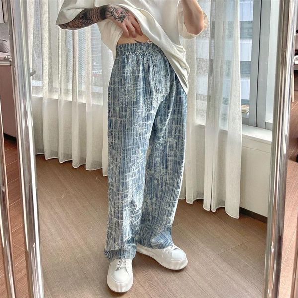 men's pants contrast striped mens casual trousers summer korean fashion loose and thin straight wide leg jeans man streetwear clothing, Black
men's pants contrast striped mens casual trousers summer korean fashion loose and thin straight wide leg jeans man streetwear clothing, Black