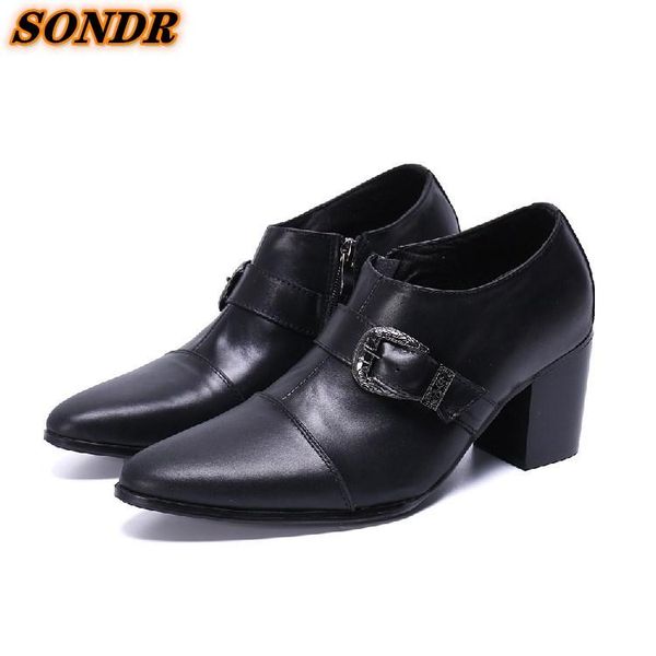 dress shoes korean style men genuine leather men's business high heels pointed toe snake skin lace up zapatos hombre vestir, Black
dress shoes korean style men genuine leather men's business high heels pointed toe snake skin lace up zapatos hombre vestir, Black