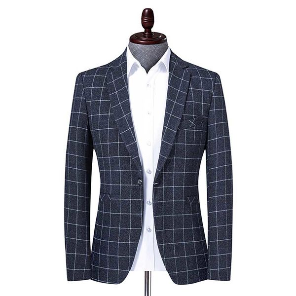 jackets trendy premium suit men casual slim fit korean style blue plaid suits jacket banquet office wedding blazer, Black;brown
jackets trendy premium suit men casual slim fit korean style blue plaid suits jacket banquet office wedding blazer, Black;brown