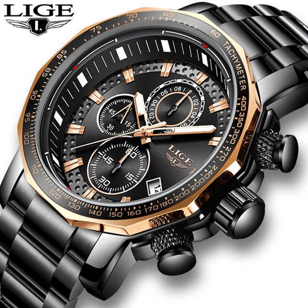 lige big dial watch men sport quartz clock fashion mens watches brand luxury clock male military waterproof watch for men 210527, Slivery;brown
lige big dial watch men sport quartz clock fashion mens watches brand luxury clock male military waterproof watch for men 210527, Slivery;brown