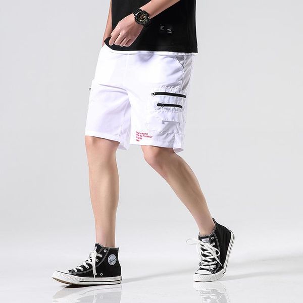 men's shorts 2021 men streetwear joggers hip hop mens harajuku zipper summer male casual elastic waist sweat, White;black
men's shorts 2021 men streetwear joggers hip hop mens harajuku zipper summer male casual elastic waist sweat, White;black