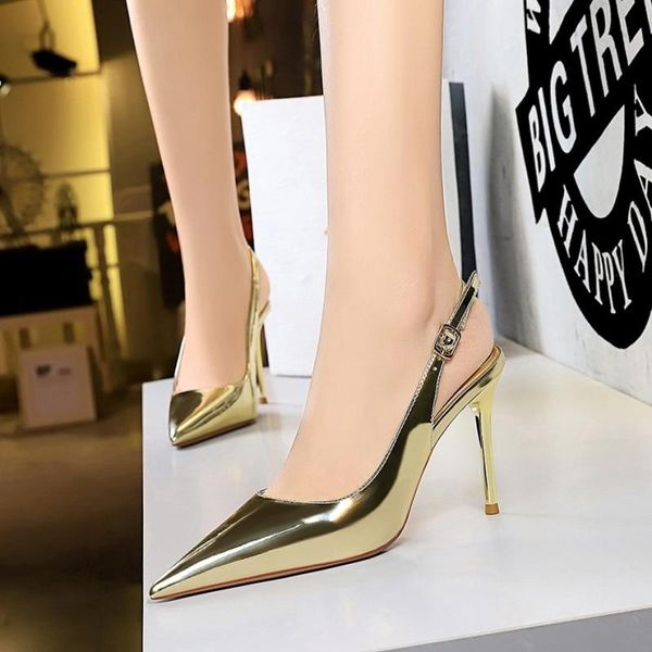 dress shoes tip of single shoe spring female type is thin heel appeal color-869-5, Black
dress shoes tip of single shoe spring female type is thin heel appeal color-869-5, Black