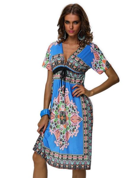 casual dresses four colors ml18037 blue v neck vintage paisley print hippie bohemian summer dress women beach pattern, Black;gray
casual dresses four colors ml18037 blue v neck vintage paisley print hippie bohemian summer dress women beach pattern, Black;gray