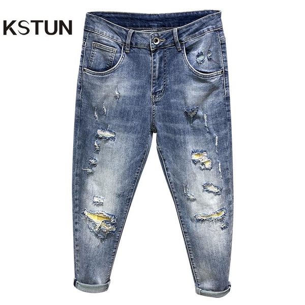 men's jeans ripped men blue stretch capris pants destroyed frayed mens ankle length trousers begger distressed baggy
men's jeans ripped men blue stretch capris pants destroyed frayed mens ankle length trousers begger distressed baggy