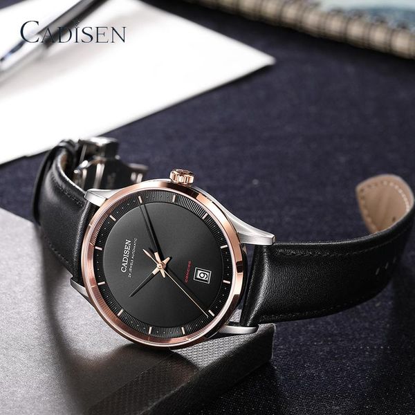 wristwatches cadisen automatic mechanical men watch nh35 business fashion waterproof luxury wirstwatch relogio masculino 2021, Slivery;brown
wristwatches cadisen automatic mechanical men watch nh35 business fashion waterproof luxury wirstwatch relogio masculino 2021, Slivery;brown