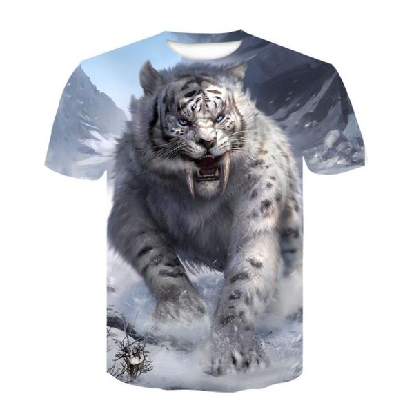 men's t-shirts fashion summer white lion pattern 3d printing short-sleeved t-shirt hip-hop tiger street clothes loose casual, White;black
men's t-shirts fashion summer white lion pattern 3d printing short-sleeved t-shirt hip-hop tiger street clothes loose casual, White;black