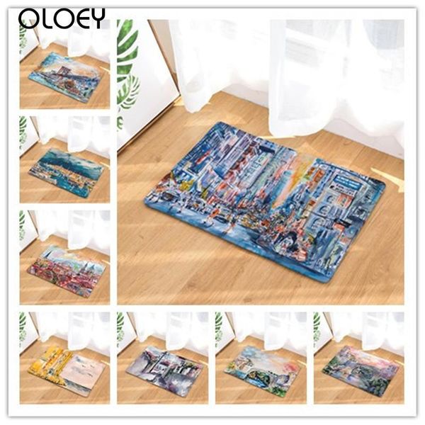 city view printed floor mat door 40x60cm velvet bathroom non-slip rug kitchen living room bedroom decoration . carpets
city view printed floor mat door 40x60cm velvet bathroom non-slip rug kitchen living room bedroom decoration . carpets
