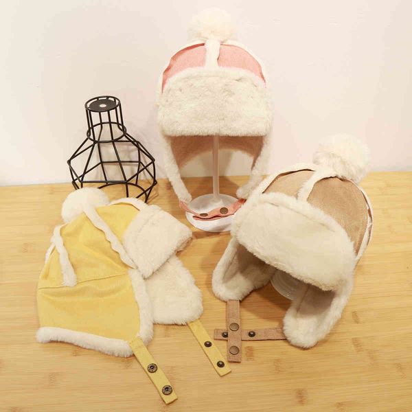 autumn winter thickened hat boys and girls version versatile super cute pullover hat baby warm ear cap, Yellow
autumn winter thickened hat boys and girls version versatile super cute pullover hat baby warm ear cap, Yellow