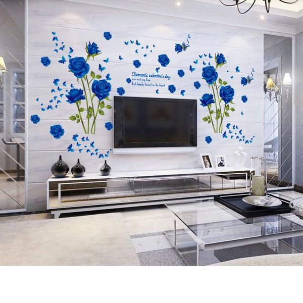 wall stickers blue rose flowers sofa tv background home decoration diy bedroom living room mural art decals sticker
wall stickers blue rose flowers sofa tv background home decoration diy bedroom living room mural art decals sticker