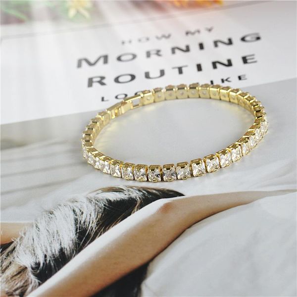 link, chain bracelets zircon bracelet cool flash hand decoration 4 * 4mm row of diamond to absorb the men and women, Black
link, chain bracelets zircon bracelet cool flash hand decoration 4 * 4mm row of diamond to absorb the men and women, Black