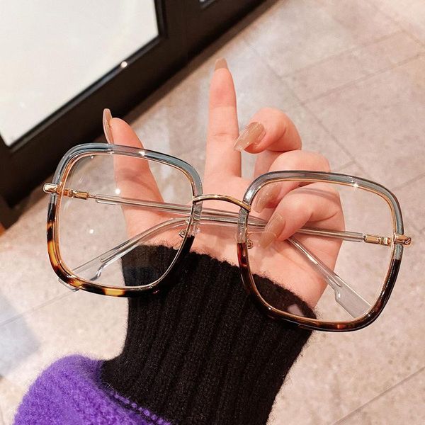 fashion sunglasses frames oversized anti blue light glasses women square optical female lens transparent eyeglasses frame for girls, Black
fashion sunglasses frames oversized anti blue light glasses women square optical female lens transparent eyeglasses frame for girls, Black