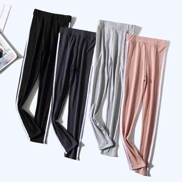 leggings plush autumn winter women wear high waist yoga side white bars pencil style, Black
leggings plush autumn winter women wear high waist yoga side white bars pencil style, Black