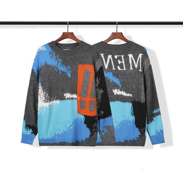 new and correct version in autumn winter 2021 off- wh@e letter mohair men's women's sweater batch, White;black
new and correct version in autumn winter 2021 off- wh@e letter mohair men's women's sweater batch, White;black