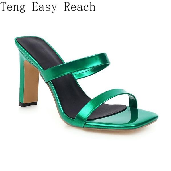 shinny gold silver green woman slippers open toe high heels outside sandal slides for women ladies pumps mules big size 46, Black
shinny gold silver green woman slippers open toe high heels outside sandal slides for women ladies pumps mules big size 46, Black