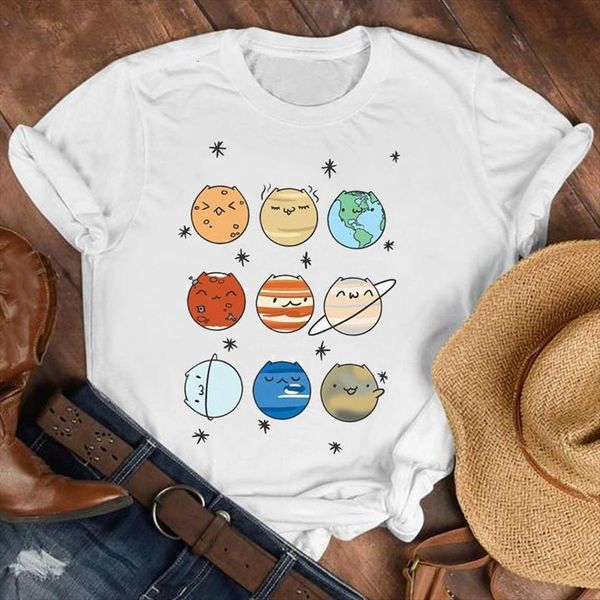 animal space cool fashion womens t shirts cute 90s style cartoon clothes tee female print graphic, White
animal space cool fashion womens t shirts cute 90s style cartoon clothes tee female print graphic, White