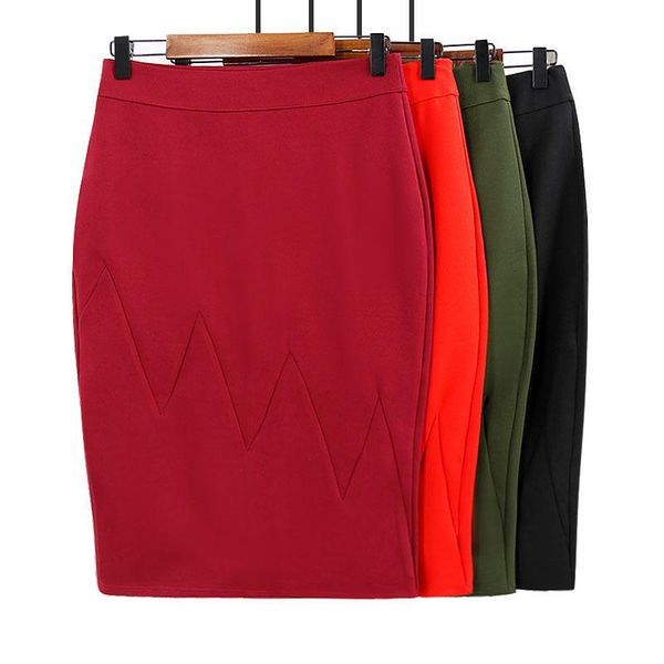 skirts fashion bag hip skirt stitching stretch knit large size temperament ol commuter professional, Black
skirts fashion bag hip skirt stitching stretch knit large size temperament ol commuter professional, Black