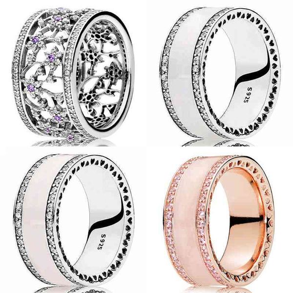 original 925 sterling silver forget-me-not flower thick rose pink & white hearts of band ring for women gift pandora diy jewelry
original 925 sterling silver forget-me-not flower thick rose pink & white hearts of band ring for women gift pandora diy jewelry