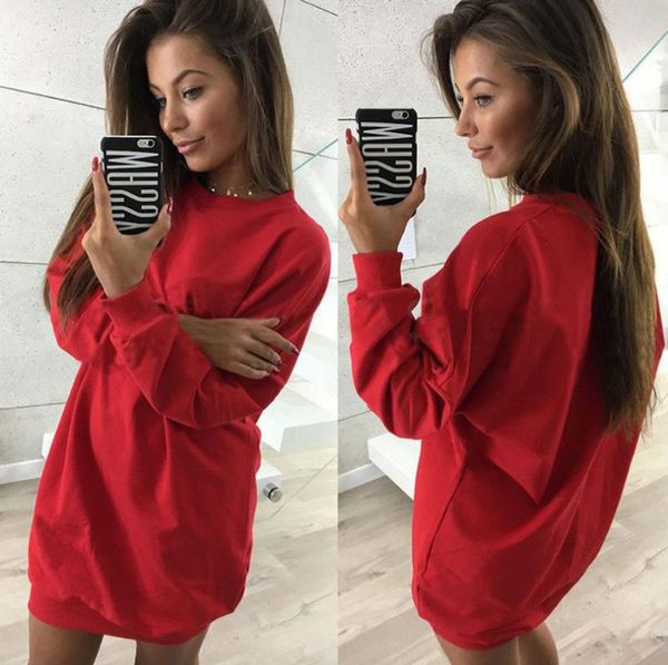 casual dresses women's long sleeve solid color o-neck female comfortable cotton loose s-xl, Black;gray
casual dresses women's long sleeve solid color o-neck female comfortable cotton loose s-xl, Black;gray