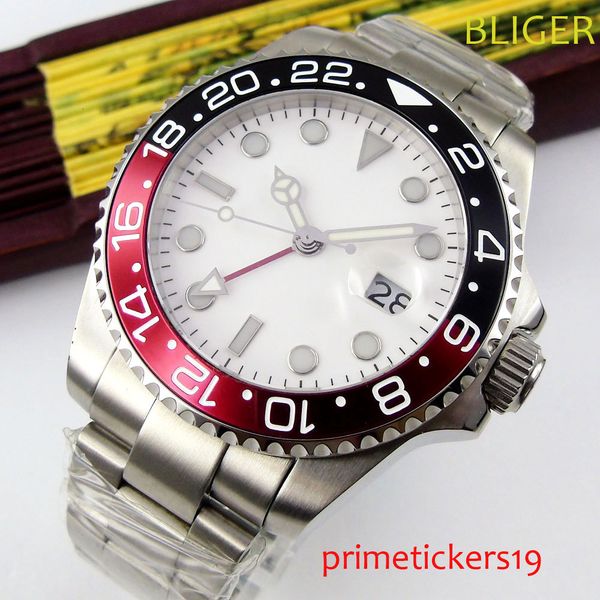 automatic movement 40 mm white dial blister gentlemen watch sapphire glass date window mental bracelet gmt 355, Slivery;brown
automatic movement 40 mm white dial blister gentlemen watch sapphire glass date window mental bracelet gmt 355, Slivery;brown
