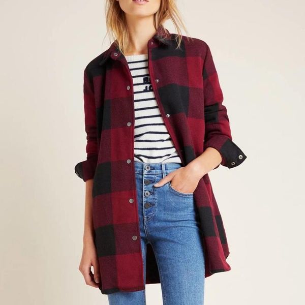women's jackets plaid shirts women 2021 autumn fashion thick shirt long sleeve female loose casual vintage girls chic coat clothing, Black;brown
women's jackets plaid shirts women 2021 autumn fashion thick shirt long sleeve female loose casual vintage girls chic coat clothing, Black;brown