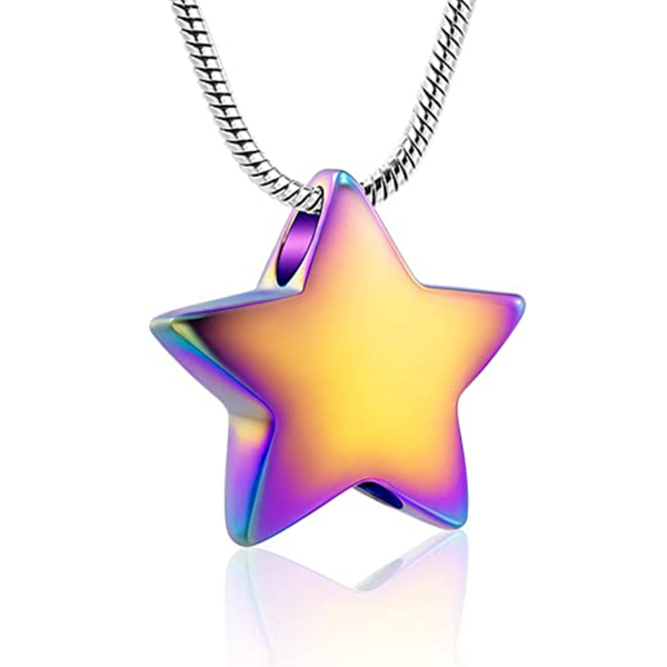 cremation necklace for ashes small star charm urn pendant memorial woman necklaces, Silver
cremation necklace for ashes small star charm urn pendant memorial woman necklaces, Silver