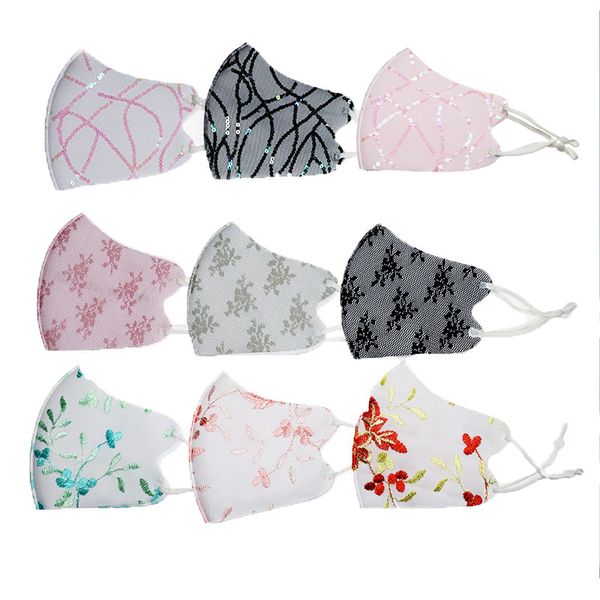summer lace sequin ear rope adjustable embroidery mask fashion japane and korean women's cotton mask
summer lace sequin ear rope adjustable embroidery mask fashion japane and korean women's cotton mask