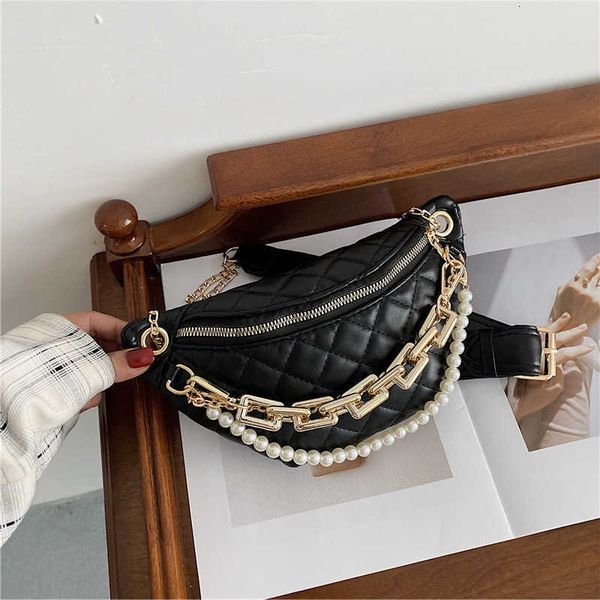 lingge chain waist bag women's korean version foreign style pearl menger fashion texture chest
lingge chain waist bag women's korean version foreign style pearl menger fashion texture chest