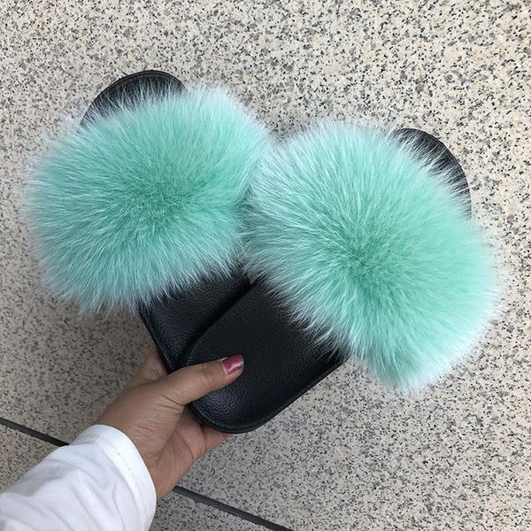 slippers plush women raccoon fur fashion beach luxury party ladies shoes mixed colors sandals wholesale, Black
slippers plush women raccoon fur fashion beach luxury party ladies shoes mixed colors sandals wholesale, Black