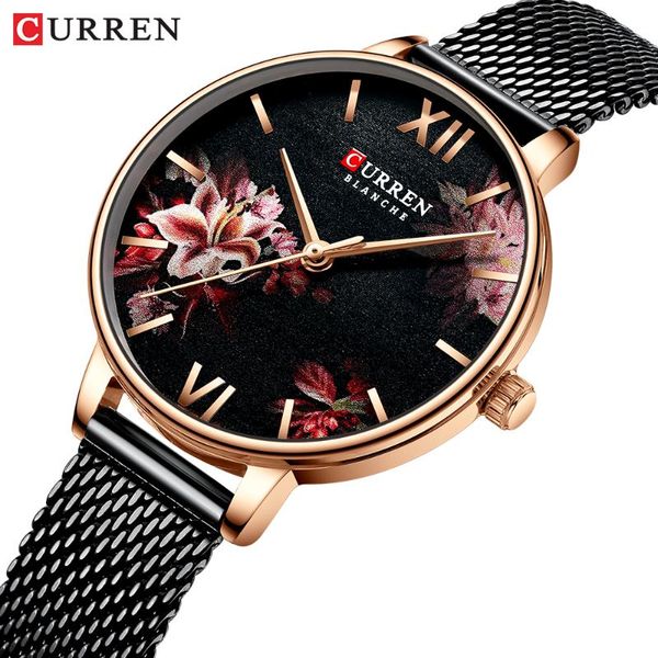wristwatches women watches curren stainless steel mesh quartz wristwatch female casual charm watch for ladies relogios feminino gift, Slivery;brown
wristwatches women watches curren stainless steel mesh quartz wristwatch female casual charm watch for ladies relogios feminino gift, Slivery;brown