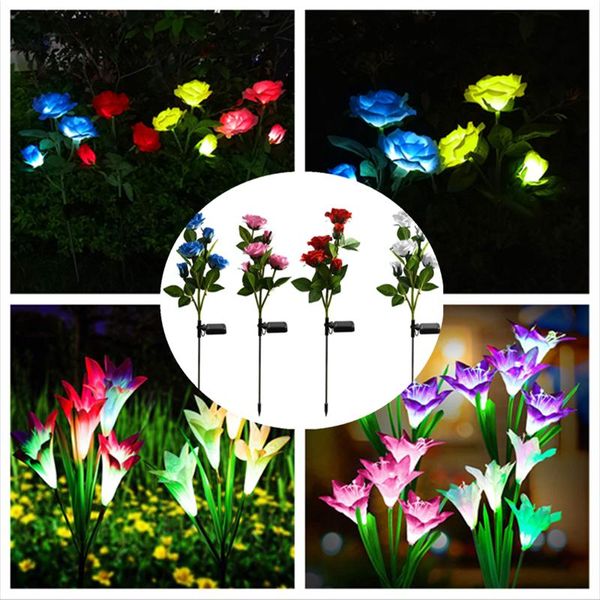 solar lamps rose lily flower led light outdoor garden decoration waterproof power yard lawn lights street
solar lamps rose lily flower led light outdoor garden decoration waterproof power yard lawn lights street