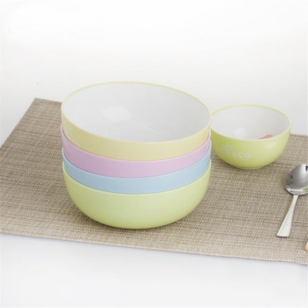 bowls korean style polylactic acid big ramen noodles bowl salad imitation porcelain tableware