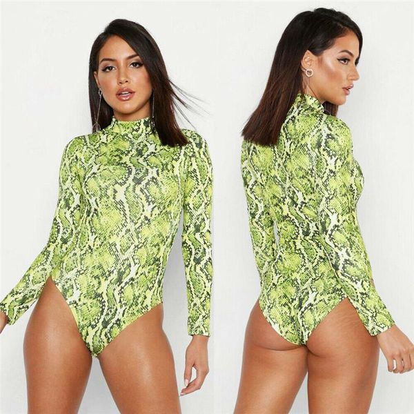 women's jumpsuits & rompers long sleeve high neck bodycon bodysuit 2021 autumn summer snake print women fashion casual body plus size x, Black;white
women's jumpsuits & rompers long sleeve high neck bodycon bodysuit 2021 autumn summer snake print women fashion casual body plus size x, Black;white