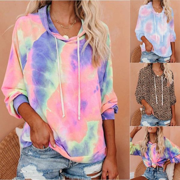women's hoodies & sweatshirts 2021 long-sleeved casual tie-dye printed color hooded pullovers, Black
women's hoodies & sweatshirts 2021 long-sleeved casual tie-dye printed color hooded pullovers, Black