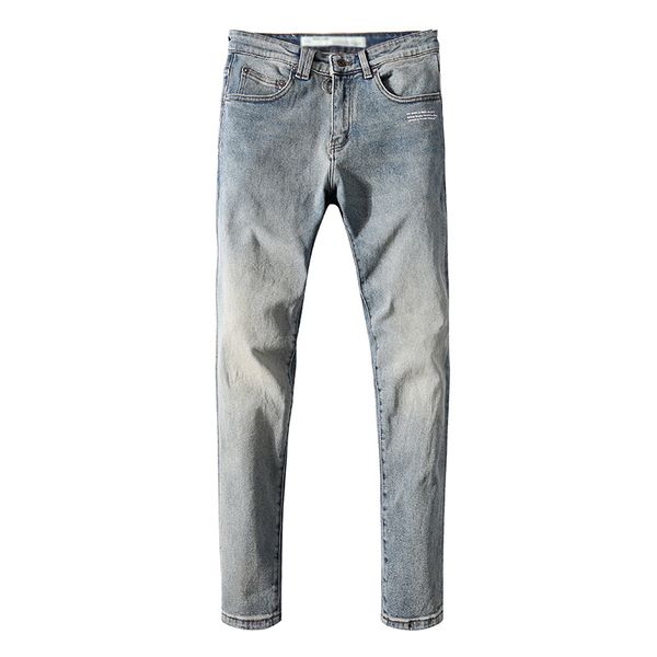 american high street brand off washed distressed gray-blue man pants streetwear slim mens jeans trousers mens clothing
american high street brand off washed distressed gray-blue man pants streetwear slim mens jeans trousers mens clothing