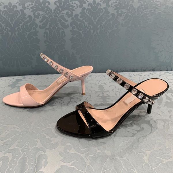 kmeioo crystal shoes woman open toe high heels jewel sandals slingbacks slip-on pumps summer concise for dress, Black
kmeioo crystal shoes woman open toe high heels jewel sandals slingbacks slip-on pumps summer concise for dress, Black