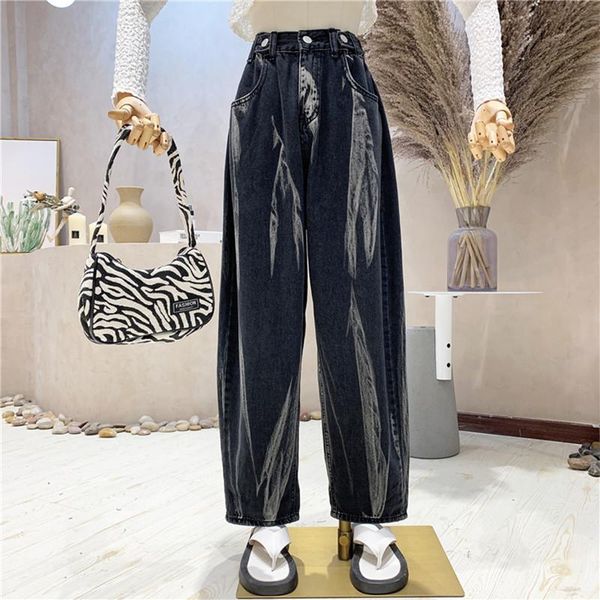 women's jeans spring 2022 high-quality design tie-dye straight-leg girlfriendstyle classic loose and thin harajuku style denim trousers, Blue
women's jeans spring 2022 high-quality design tie-dye straight-leg girlfriendstyle classic loose and thin harajuku style denim trousers, Blue