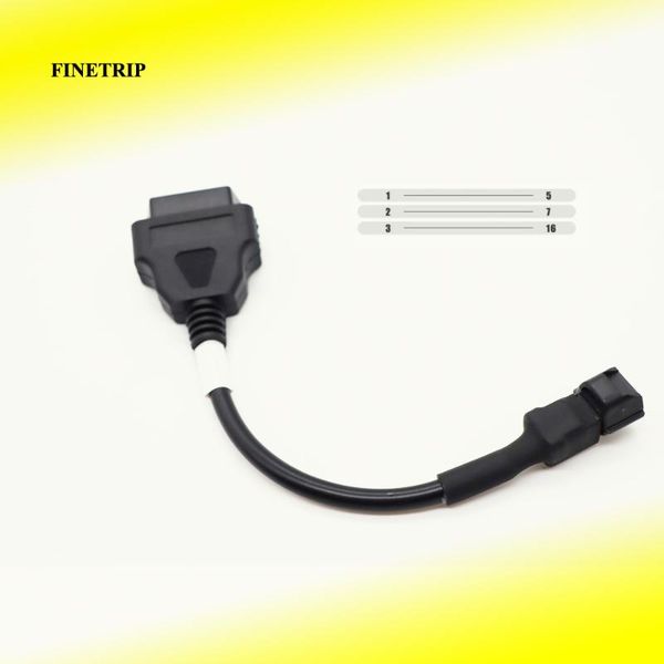 diagnostic tools autocycle obd adapters obd2 cable extension connectors for kymco motocycles 3pin to 16 pin
diagnostic tools autocycle obd adapters obd2 cable extension connectors for kymco motocycles 3pin to 16 pin
