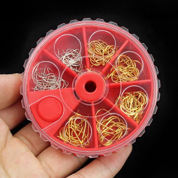 fishing hook set 121 pcs kit golden silver fishhooks barbed carp fresh water salt hooks
