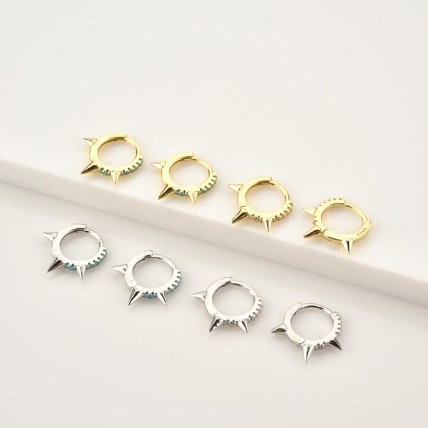 hoop & huggie 925 sterling silver 7.3mm spike pave earrings mini hoops women crystal luxury circle ring loops jewelry, Golden;silver
hoop & huggie 925 sterling silver 7.3mm spike pave earrings mini hoops women crystal luxury circle ring loops jewelry, Golden;silver