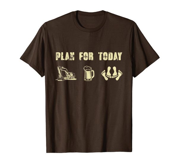 Mens Heavy Equipment Operator Funny Life T-Shirt, Mainly pictures