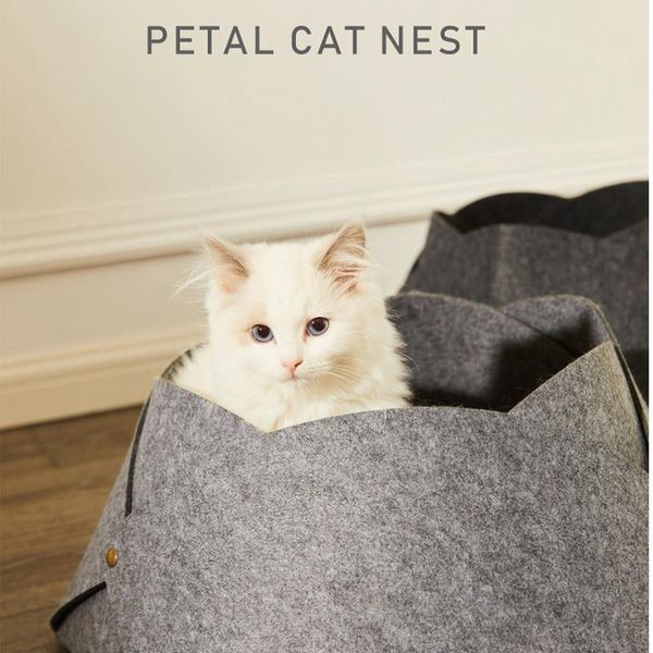 cat beds & furniture four seasons general felt cat's nest in summer non hair detachable pet petal bed portable folding nests
cat beds & furniture four seasons general felt cat's nest in summer non hair detachable pet petal bed portable folding nests