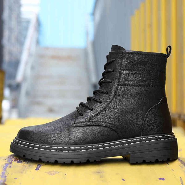 boots trend spring autumn men snow genuine leather mens outdoor punk motorcycle man shoes thick heel adulto shoe x4lh, Black
boots trend spring autumn men snow genuine leather mens outdoor punk motorcycle man shoes thick heel adulto shoe x4lh, Black