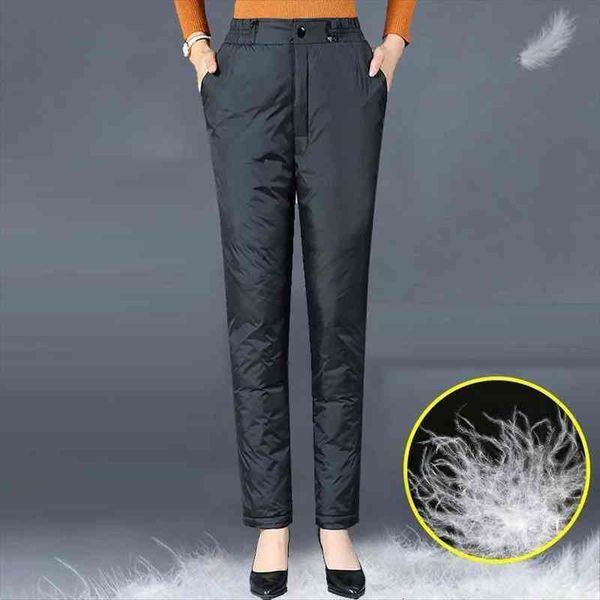 autumn winter white duck down straight pants warm high waist trousers women casual snow wear mom pants plus size 5xl, Black;white
autumn winter white duck down straight pants warm high waist trousers women casual snow wear mom pants plus size 5xl, Black;white