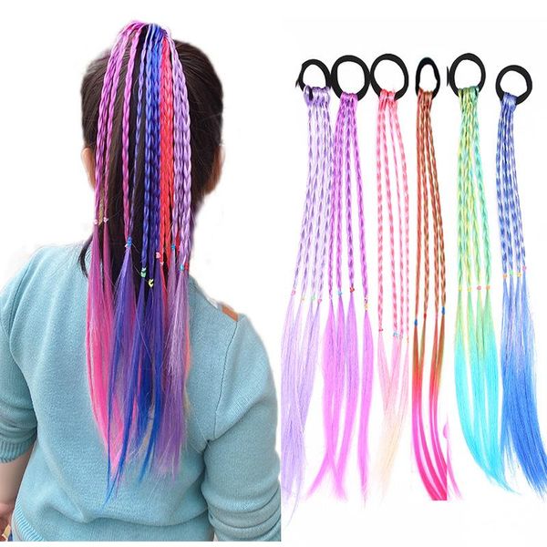 hair accessories cute children tie headdress ponytail ropes baby girls colorful wig pigtail elastic rings kids headwear gifts, Slivery;white
hair accessories cute children tie headdress ponytail ropes baby girls colorful wig pigtail elastic rings kids headwear gifts, Slivery;white