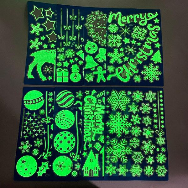 wall stickers 2 sheets luminous christmas window glow in the dark pvc for home decor 2021 xmas noel decal year 2022
wall stickers 2 sheets luminous christmas window glow in the dark pvc for home decor 2021 xmas noel decal year 2022