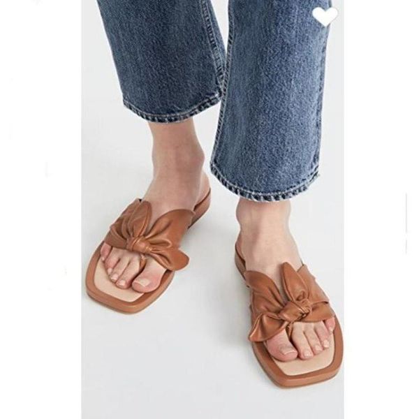 slippers pamanni women's fashion bowknot pu leather square toe summer female flat shoes plus size 43 flip-flops women sliders, Black
slippers pamanni women's fashion bowknot pu leather square toe summer female flat shoes plus size 43 flip-flops women sliders, Black