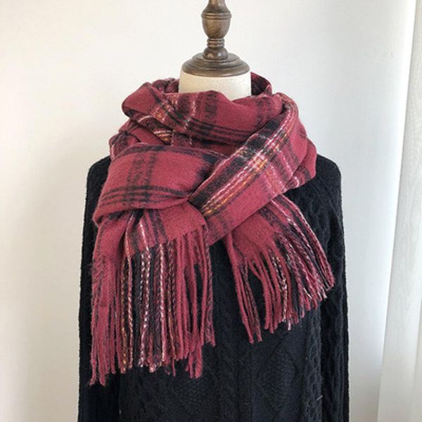 hats, scarves & gloves sets women imitation cashmere retro british tassel plaid scarf autumn and winter thickening warm bib fashion shawl du, Blue;gray
hats, scarves & gloves sets women imitation cashmere retro british tassel plaid scarf autumn and winter thickening warm bib fashion shawl du, Blue;gray
