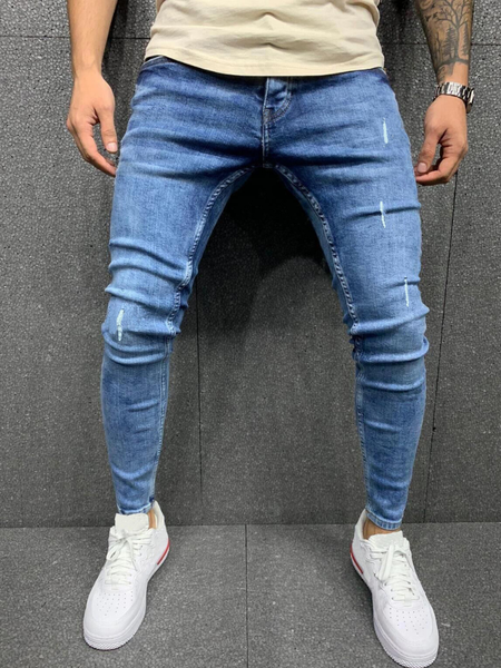 men skinny jeans trousers slim pencil pants fashion classic street biker denim male business casual party denim clothing, Black
men skinny jeans trousers slim pencil pants fashion classic street biker denim male business casual party denim clothing, Black