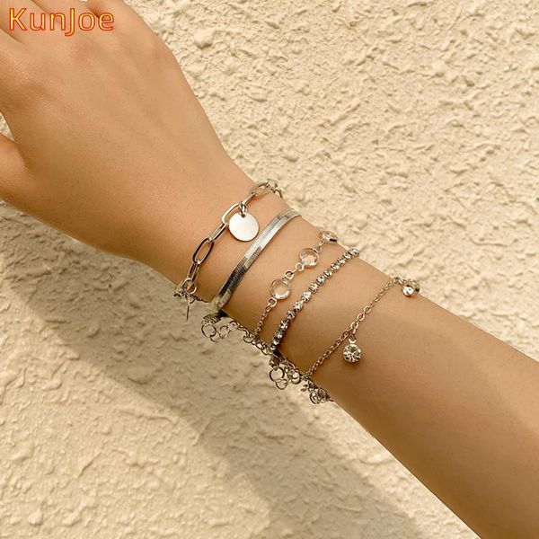 link, chain kunjoe punk rhinestone geometric bracelet set for women bohemia multilayer crystal fashion party jewelry gift, Black
link, chain kunjoe punk rhinestone geometric bracelet set for women bohemia multilayer crystal fashion party jewelry gift, Black